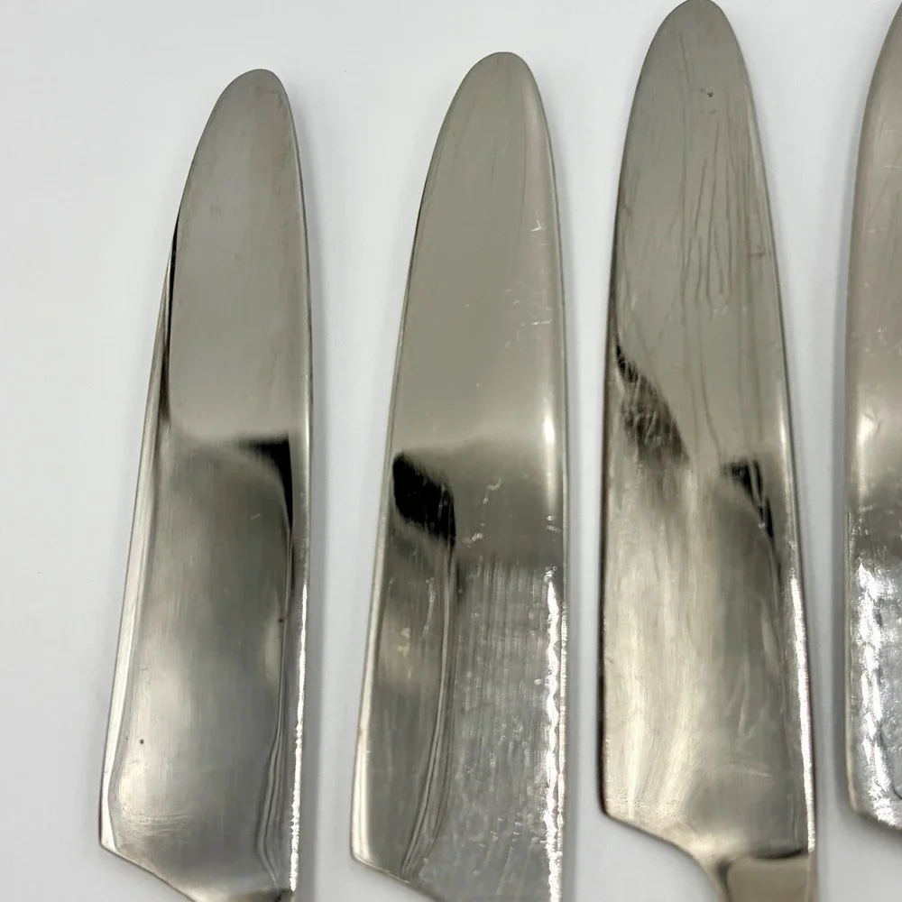 Gourmet Settings Treble Clef Stainless Dinner Knives 9-3/8